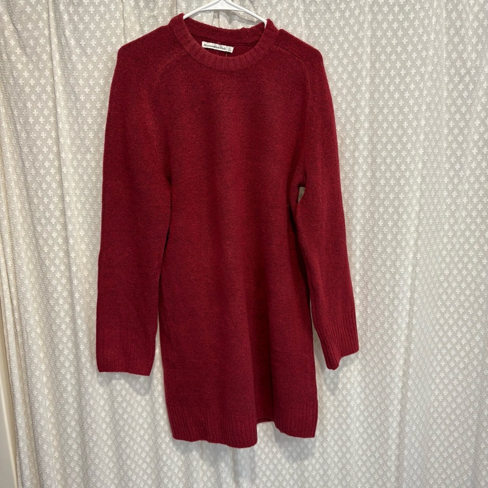 NWT Abercrombie & Fitch Burgundy Sweater Dress